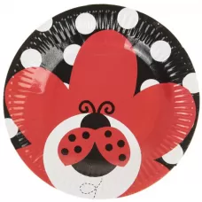 Тарелки Божья коровка (6 шт.)