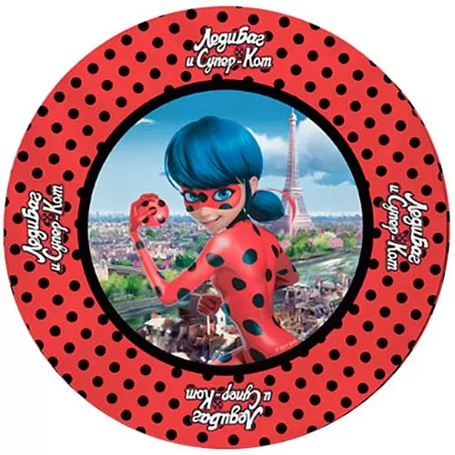 Тарелки ЛедиБаг (6 шт.)