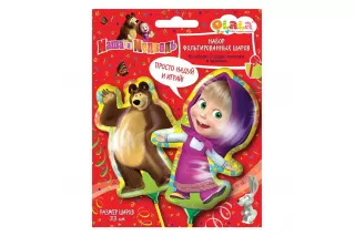 Набор шаров «Маша и Медведь»  Набор шаров «Маша и Медведь»