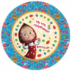 Тарелки Маша и Медведь (6 шт.) Тарелки Маша и Медведь (6 шт.)