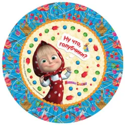 Тарелки Маша и Медведь (6 шт.)