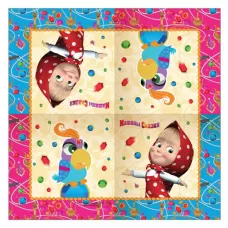 Салфетки «Маша и Медведь» (20 шт.) Салфетки «Маша и Медведь» (20 шт.)