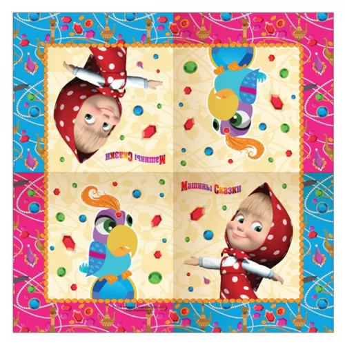 Салфетки «Маша и Медведь»  Салфетки «Маша и Медведь»