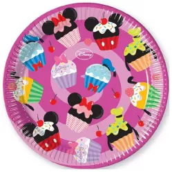 Тарелки Микки сладости 23 см (8 шт.) Тарелки Микки сладости 23 см (8 шт.)