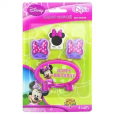 Свечи для торта Минни Маус Свечи для торта Минни Маус