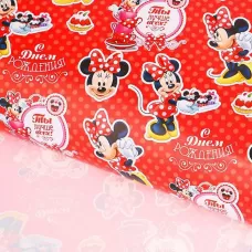 Бумага упаковочная Минни Маус Бумага упаковочная Минни Маус
