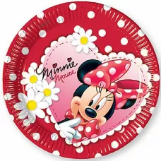 Тарелки Минни Ромашки (8 шт.) Тарелки Минни Ромашки (8 шт.)