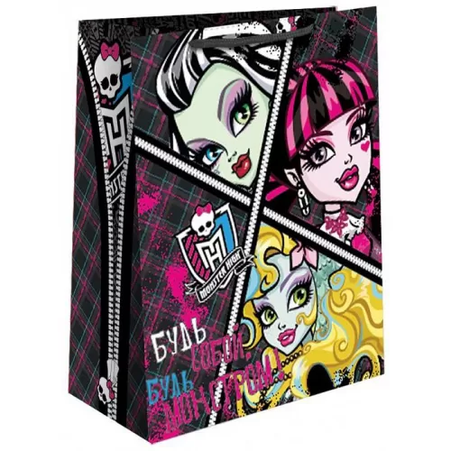 Пакет подарочный «Монстр Хай»  Пакет подарочный «Монстр Хай»