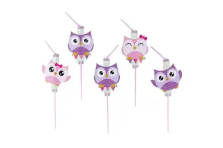 Трубочки Совушки (8 шт.) Трубочки Совушки (8 шт.)