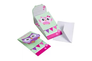 Приглашения Совушки (8 шт.) Приглашения Совушки (8 шт.)