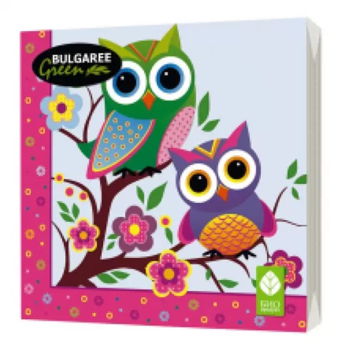 Салфетки «Совы» (20 шт.) Салфетки «Совы» (20 шт.)