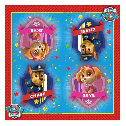 Салфетка «Щенячий патруль» 33 см (20 шт.) Салфетка «Щенячий патруль» 33 см (20 шт.)