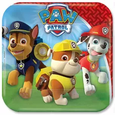 Тарелки Щенячий патруль квадратные (8 шт.) Тарелки Щенячий патруль квадратные (8 шт.)