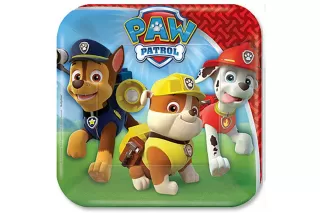 Тарелки Щенячий патруль квадратные (8 шт.) Тарелки Щенячий патруль квадратные (8 шт.)