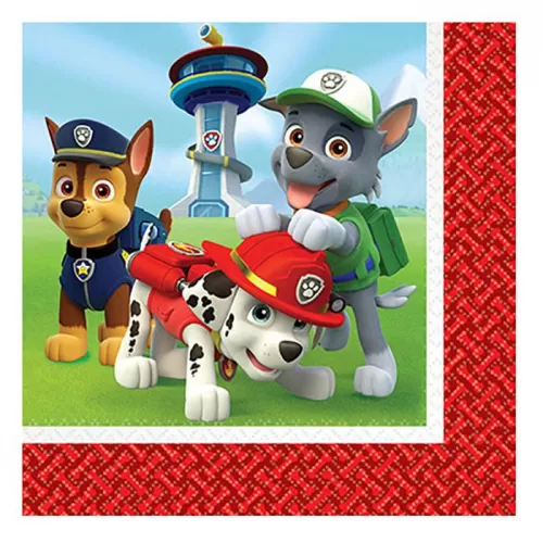 Салфетка «Щенячий патруль» 33 см (16 шт.) Салфетка «Щенячий патруль» 33 см (16 шт.)