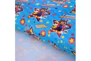 Бумага упаковочная Щенячий патруль Бумага упаковочная Щенячий патруль