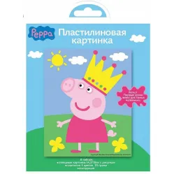 Пластилиновая картинка «Свинка Пеппа» (Peppa Pig)