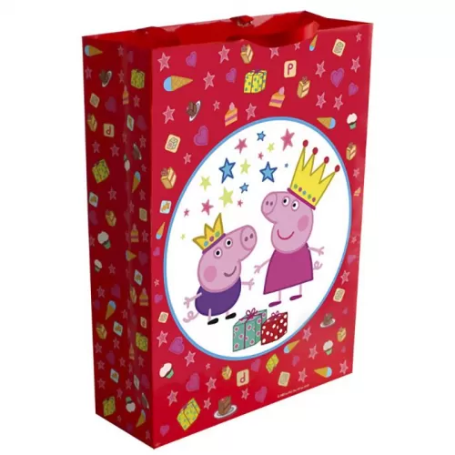 Пакет «Свинка Пеппа и Джордж» (Peppa Pig) 35х25х9 Пакет «Свинка Пеппа и Джордж» (Peppa Pig) 35х25х9