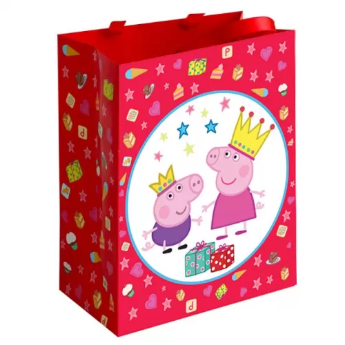 Пакет «Свинка Пеппа и Джордж» 23х18х10 Пакет «Свинка Пеппа и Джордж» 23х18х10
