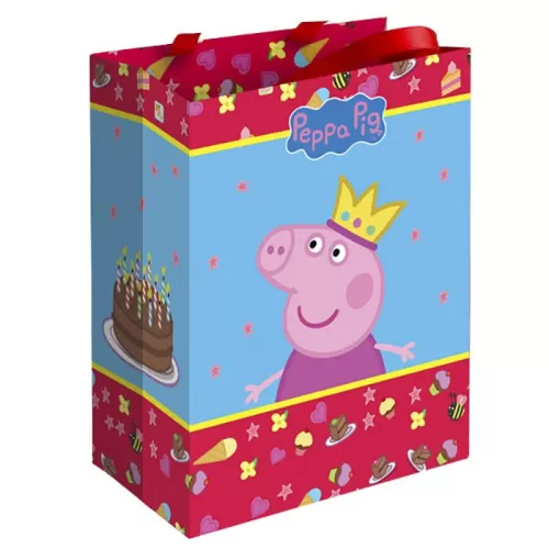Пакет «Свинка Пеппа Принцесса» (Peppa Pig), 23х18х10 см Пакет «Свинка Пеппа Принцесса» (Peppa Pig), 23х18х10 см