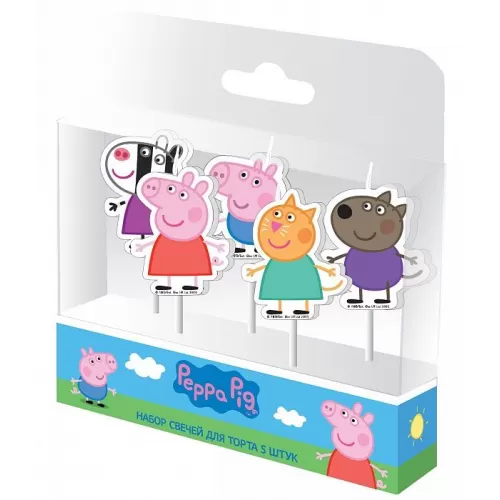 Набор свечей «Пеппа и друзья» Набор свечей «Пеппа и друзья»