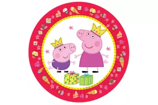 Тарелки Свинка Пеппа (6 шт.) Тарелки Свинка Пеппа (6 шт.)