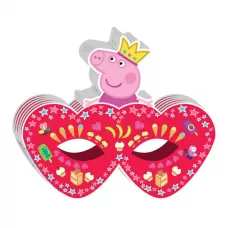 Маска бумажная «Свинка Пеппа» (6 шт.) Маска бумажная «Свинка Пеппа» (6 шт.)