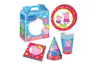 Набор для праздника «Свинка Пеппа», 24 предмета Набор для праздника «Свинка Пеппа», 24 предмета