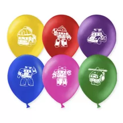 Набор шаров «Поли Робокар», 10 шт. Набор шаров «Поли Робокар», 10 шт.