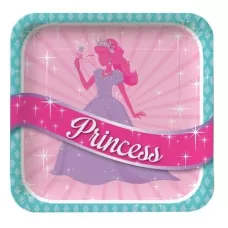 Тарелки Принцессы 17 см (8 шт.) Тарелки Принцессы 17 см (8 шт.)