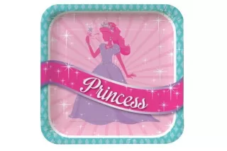 Тарелки Принцессы 17 см (8 шт.) Тарелки Принцессы 17 см (8 шт.)