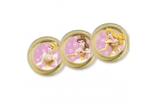 Тарелки Принцессы Disney золотые (8 шт.) Тарелки Принцессы Disney золотые (8 шт.)