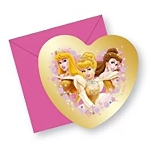 Приглашение «Принцессы на балу» (6 шт.) Приглашение «Принцессы на балу» (6 шт.)