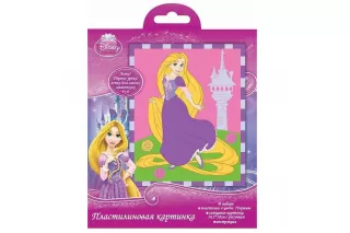 Пластилиновая картинка «Рапунцель»