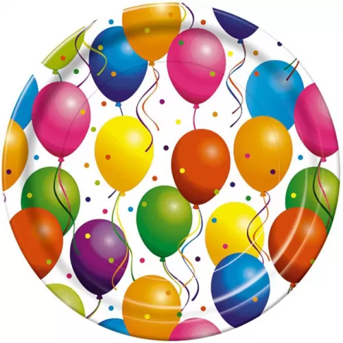 Тарелки одноразовые «Шарики», 23 см (10 шт.)