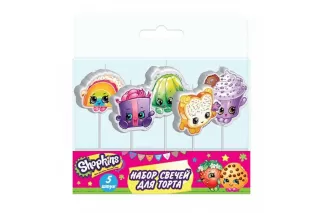 Свечи Shopkins на палочках Свечи Shopkins на палочках