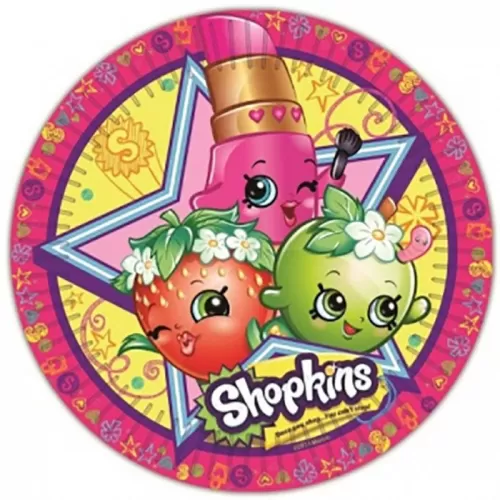 Тарелки одноразовые Shopkins (6 шт.)