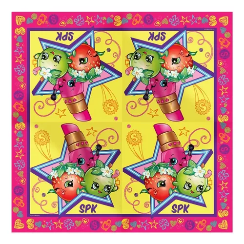 Салфетки «Шопкинс» 24 см (16 шт.) Салфетки «Шопкинс» 24 см (16 шт.)