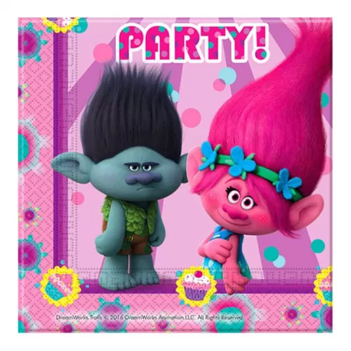 Салфетки «Тролли» (20 шт.)