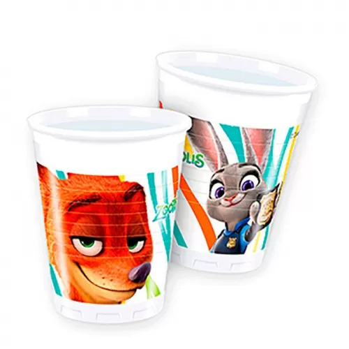 Стаканы «Зверополис» (8 шт.) Стаканы «Зверополис» (8 шт.)