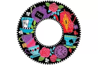 Тарелки Безумное чаепитие (8 шт.)