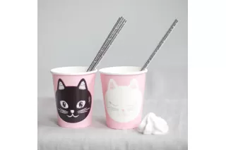 Стаканы Котики двусторонние (6 шт.) Стаканы Котики двусторонние (6 шт.)