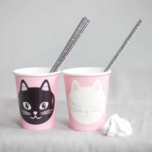 Стаканы Котики двусторонние (6 шт.) Стаканы Котики двусторонние (6 шт.)