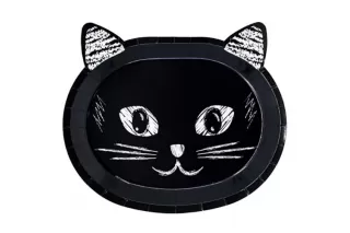 Тарелки Котики черные (6 шт.) Тарелки Котики черные (6 шт.)