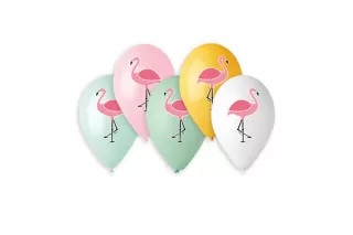 Набор шаров Фламинго (10 шт.) Набор шаров Фламинго (10 шт.)