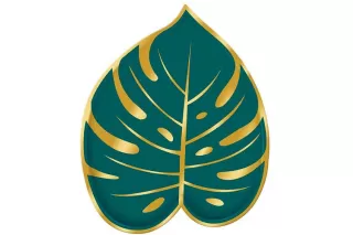 Тарелки Пальмовый лист (8 шт.) Тарелки Пальмовый лист (8 шт.)