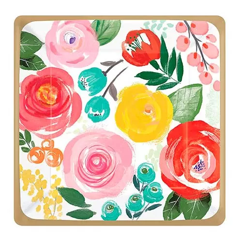 Тарелки Цветочный вальс (8 шт.)