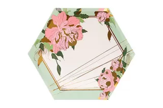 Тарелки Пионы 23 см (6 шт.)