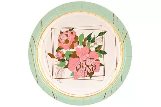 Тарелки Пионы (6 шт.)