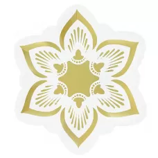 Тарелки Цветок золотой (6 шт.) Тарелки Цветок золотой (6 шт.)